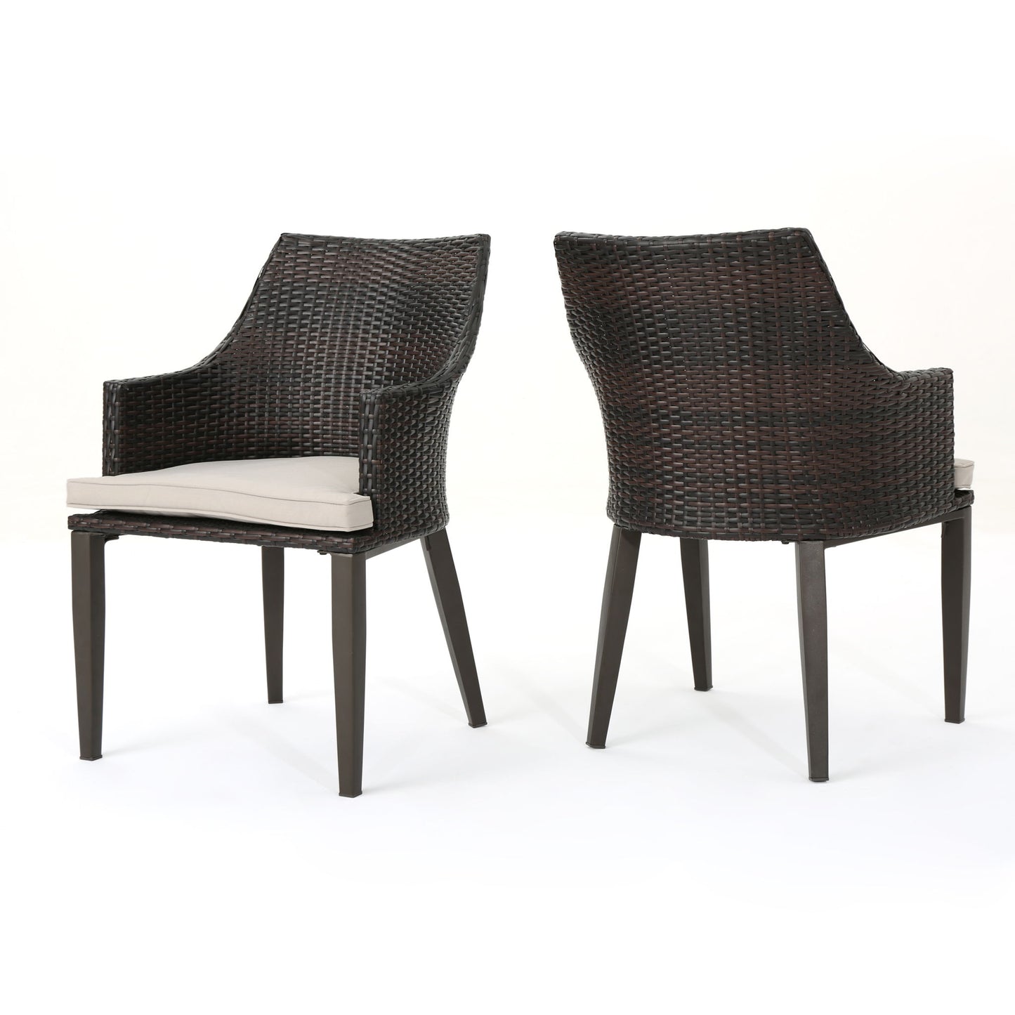 Hillhurst - Outdoor Chair Comfortable, Weather Resistant Cushion (Set of 2) Noble House