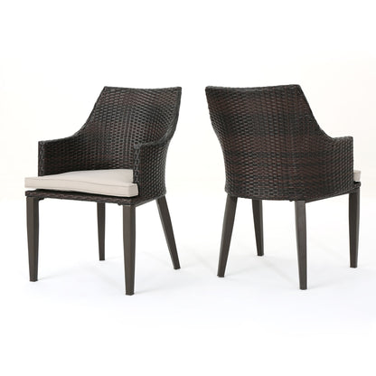 Hillhurst - Outdoor Chair Comfortable, Weather Resistant Cushion (Set of 2) Noble House
