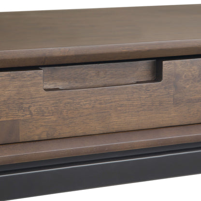 Banting - Mid Century Wide Desk, Handcrafted Simpli-Home