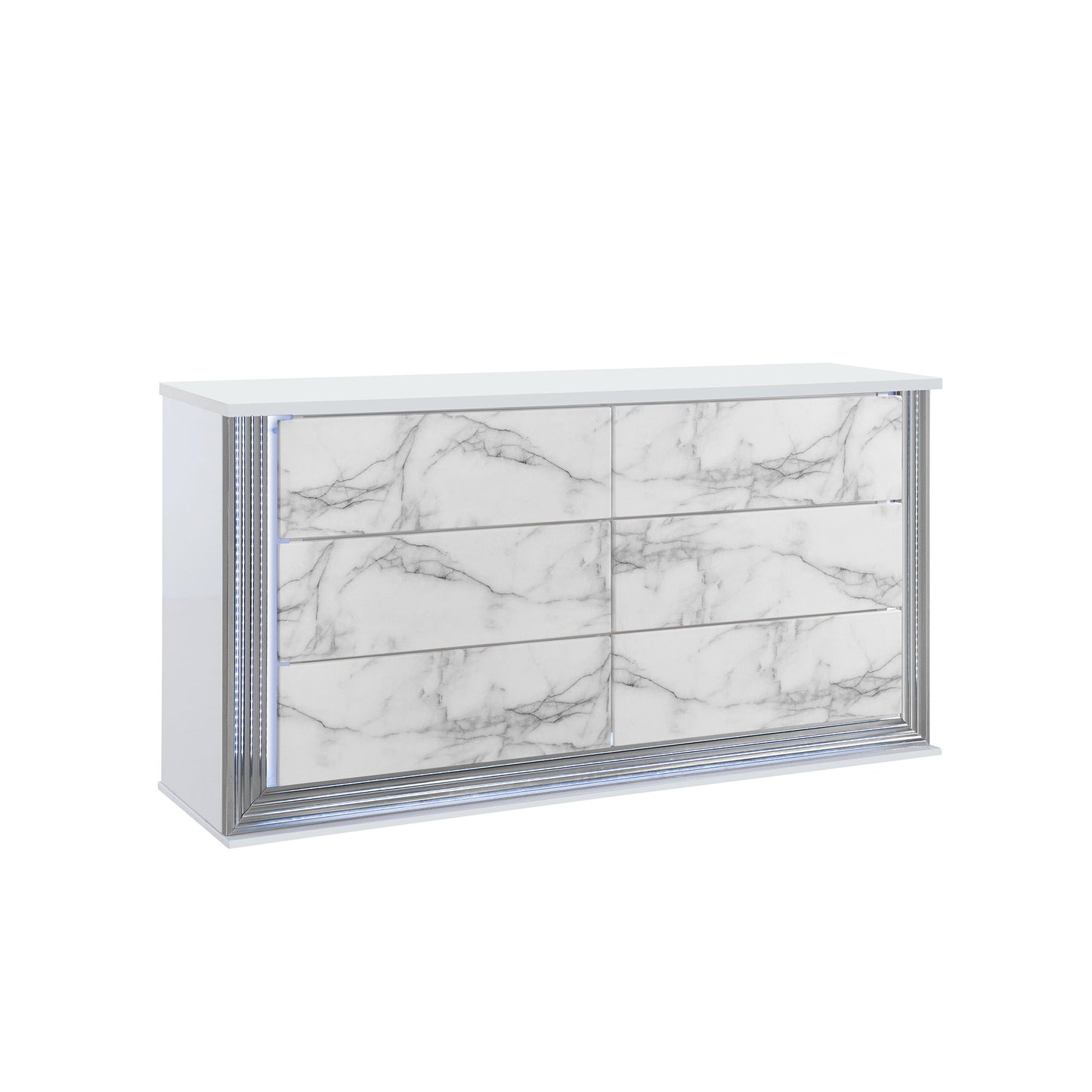 Moon - Marble Buffet - White Global Furniture USA