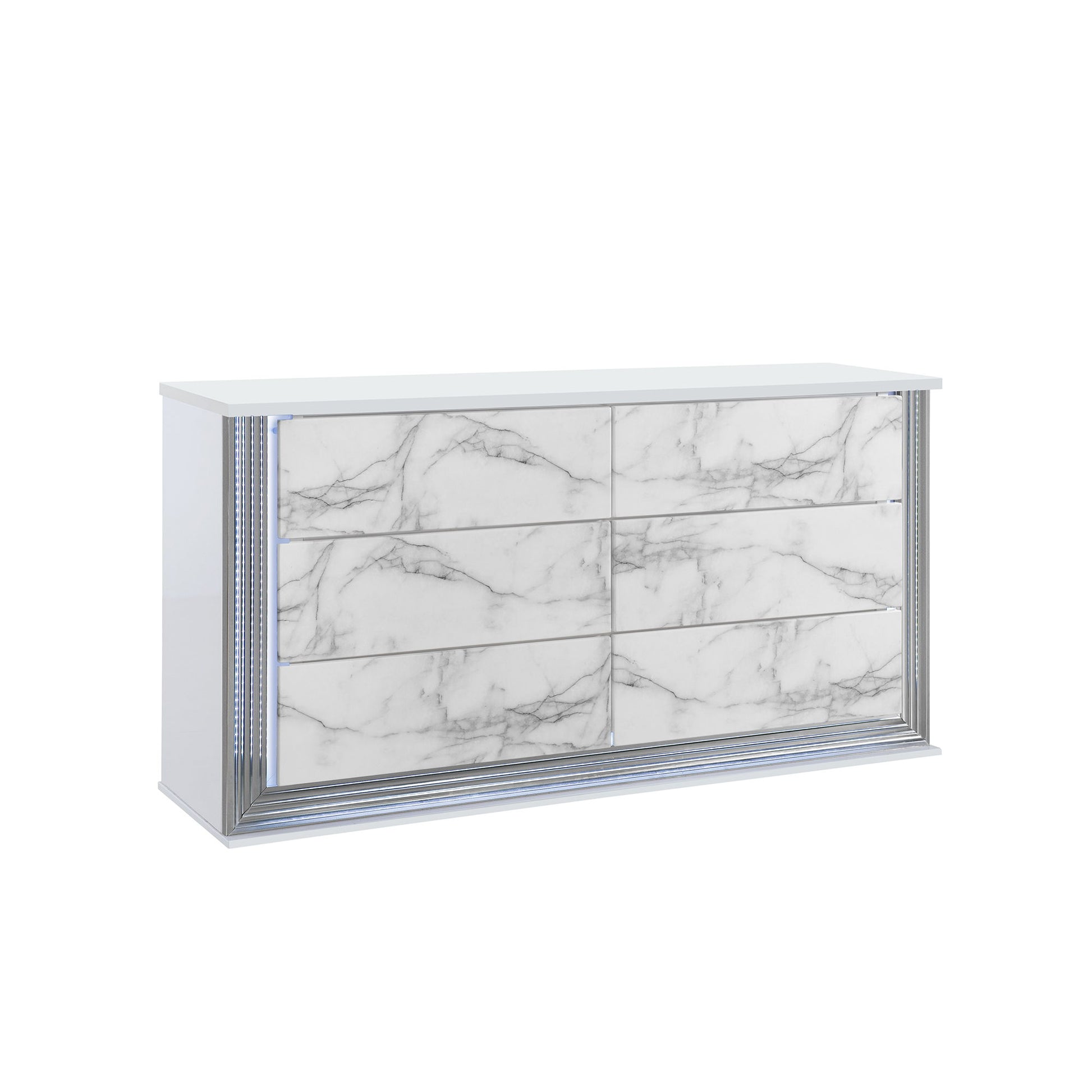 Moon - Marble Buffet - White Global Furniture USA