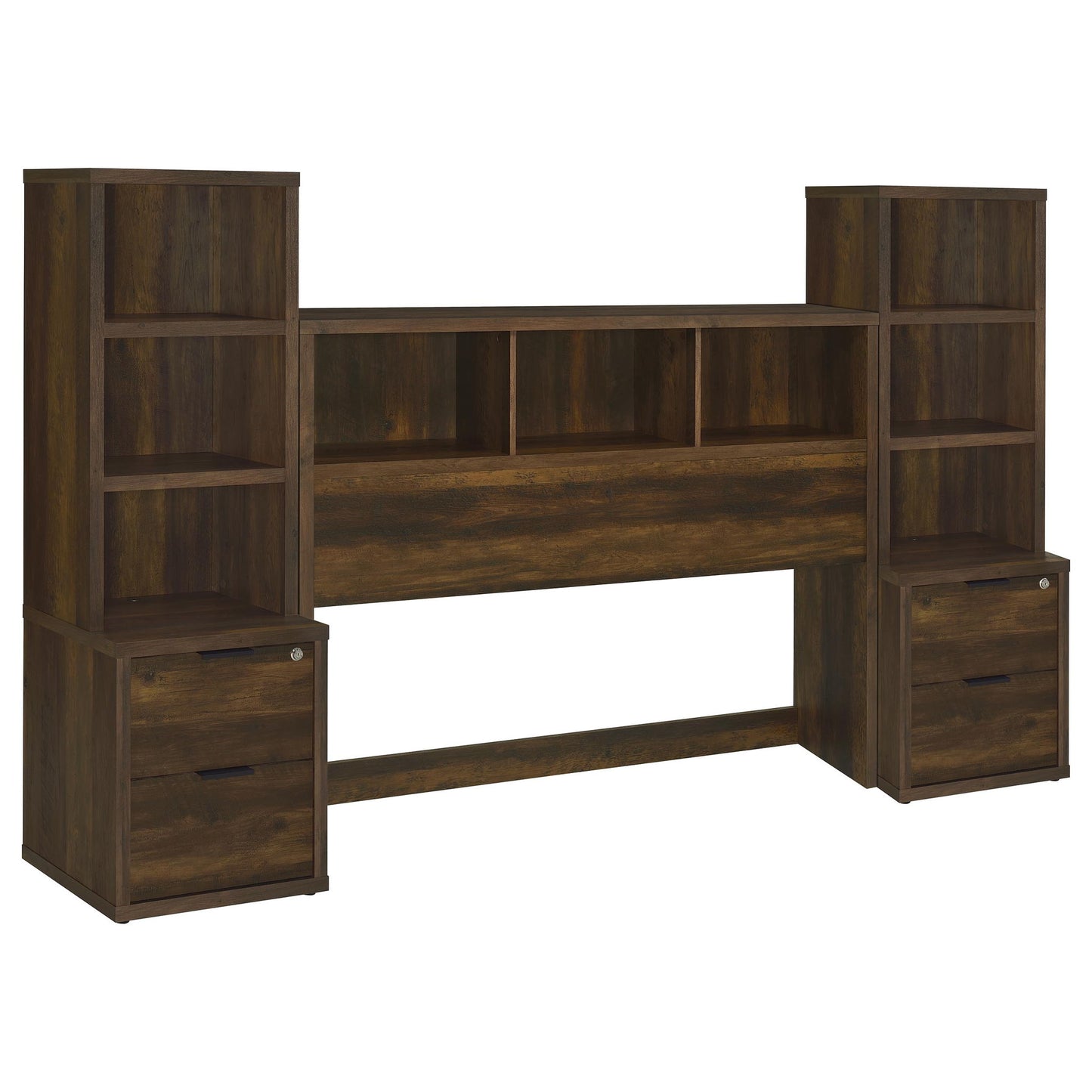Geary - 3 Piece Bedroom Set With Bookcase Headboard Furniture Max