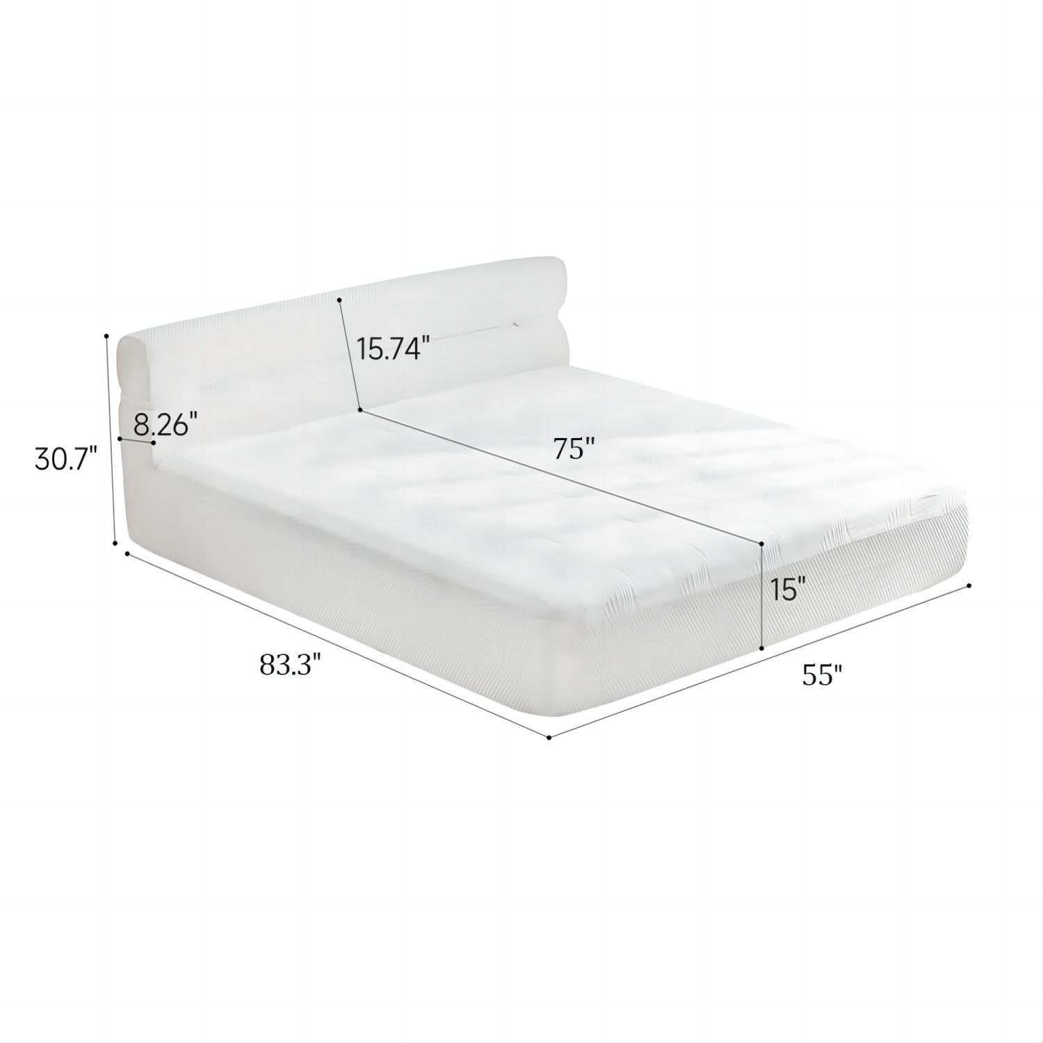 Mattress & Bed Frame With Cool, Pressure Relief, Motion Isolation Daily Nest
