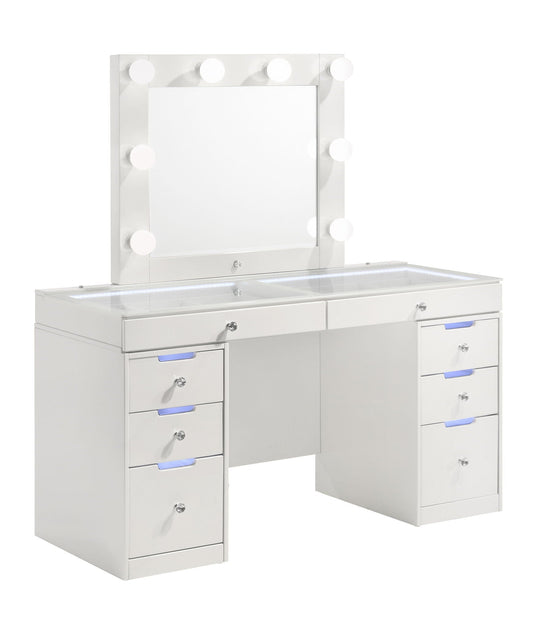 Luxo - Vanity Desk - White Crown Mark