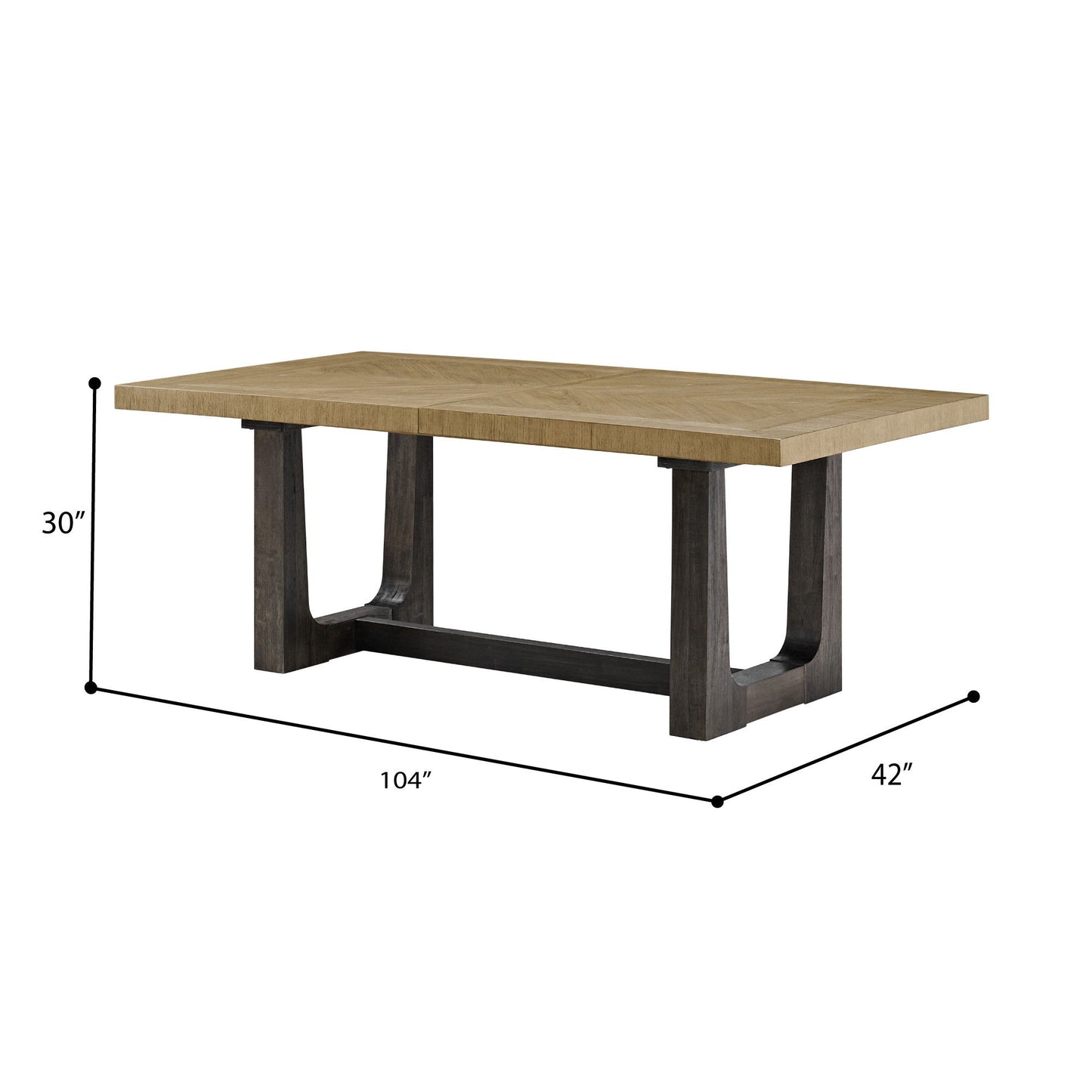 Table With Trestle Base Home Essentials