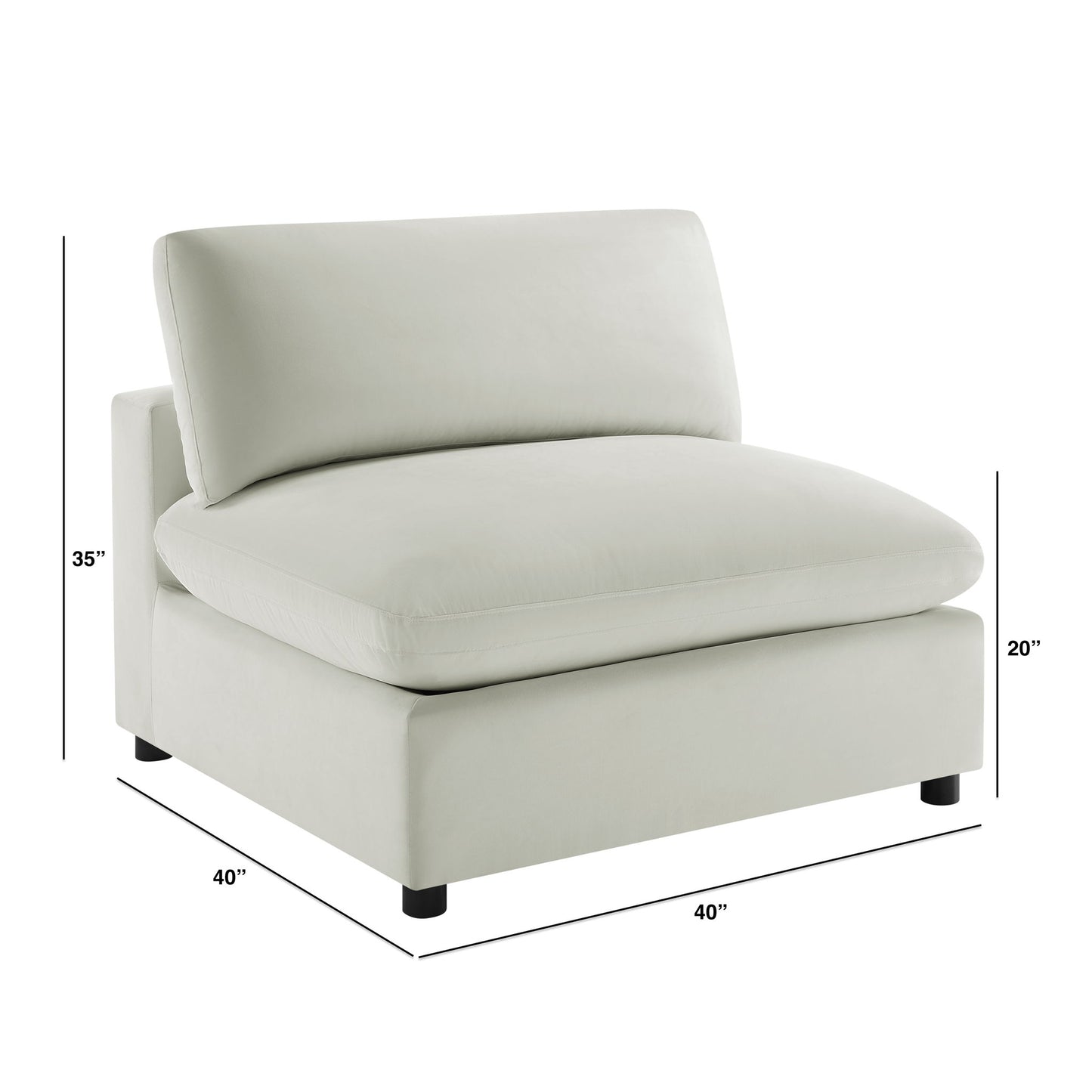 Caylie - Armless Slipper Chair Ridgecrest Home