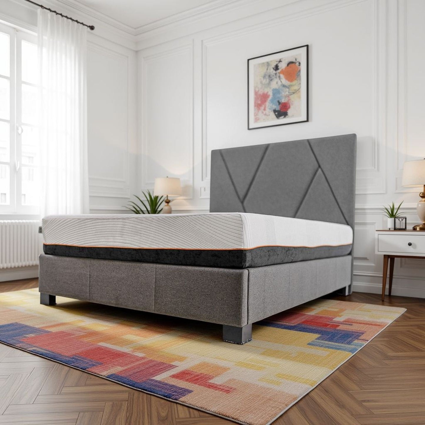 Regen - 10" Cooling Copper Infused Memory Foam Mattress Remedy Sleep