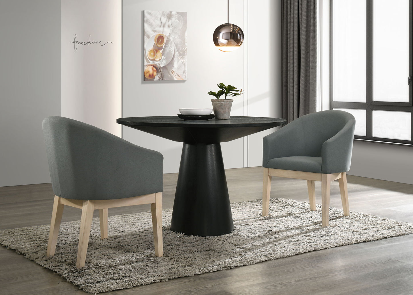 Jasper - 47" Round Dining Table Set Lilola Home