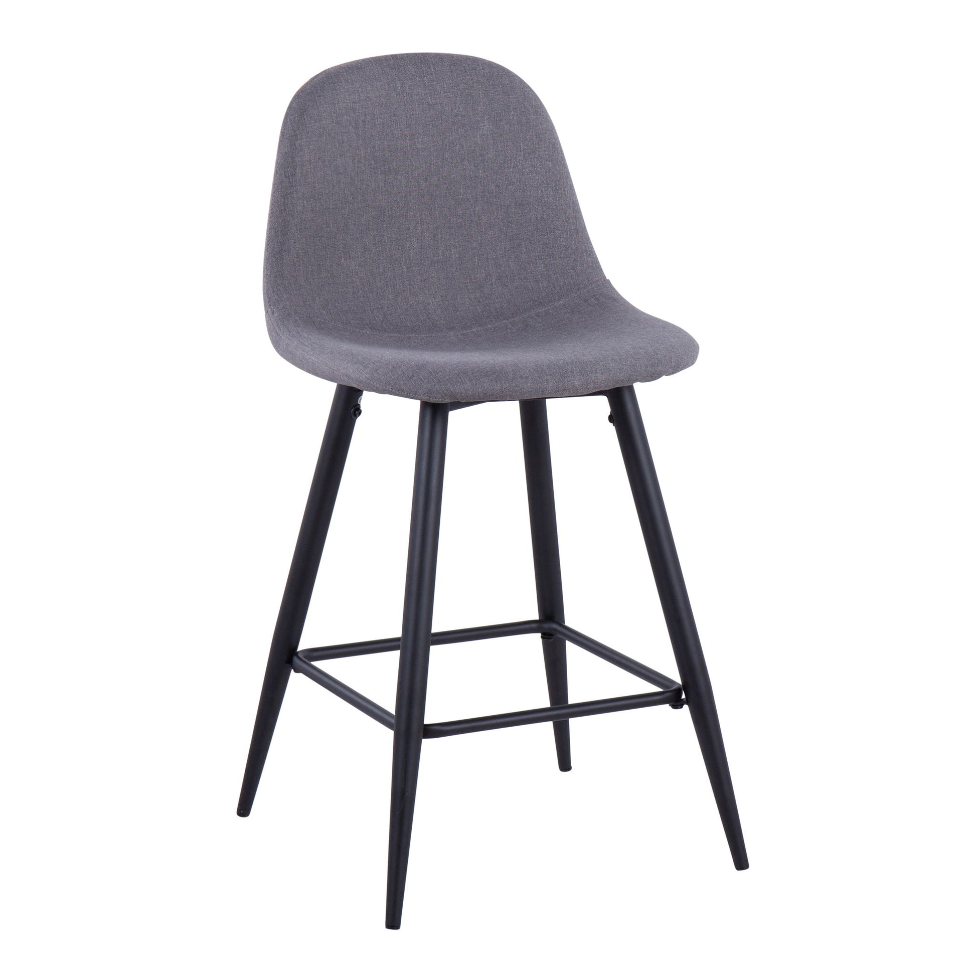 Pebble - Mid Century Casual Comfort Modern Counter Stool (Set of 2) Lumi Source