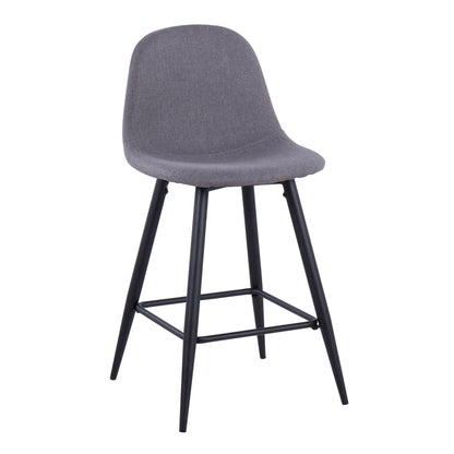 Pebble - Mid Century Casual Comfort Modern Counter Stool (Set of 2) Lumi Source