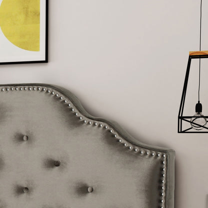 Luella - Button Tufted Upholstered Headboard Noble House