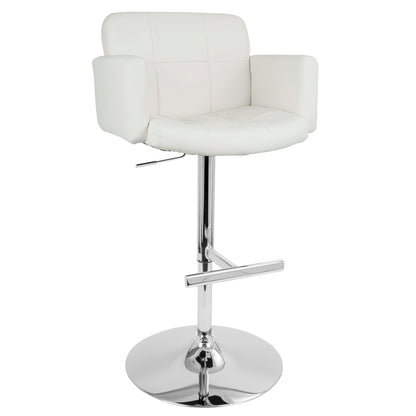 Stout - Contemporary Adjustable Barstool With Swivel Lumi Source