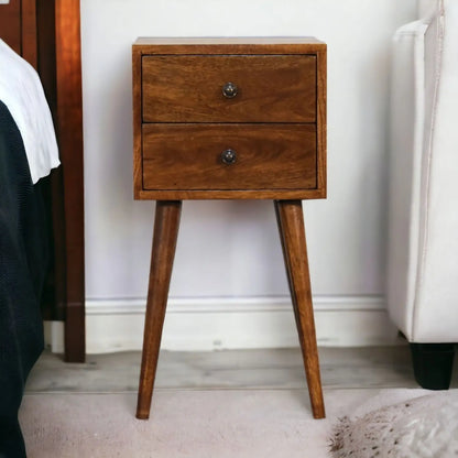 Mini 2 Drawer Nightstand Artisan Furniture
