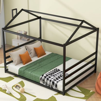 Metal House Shape Platform Bed Dreamland