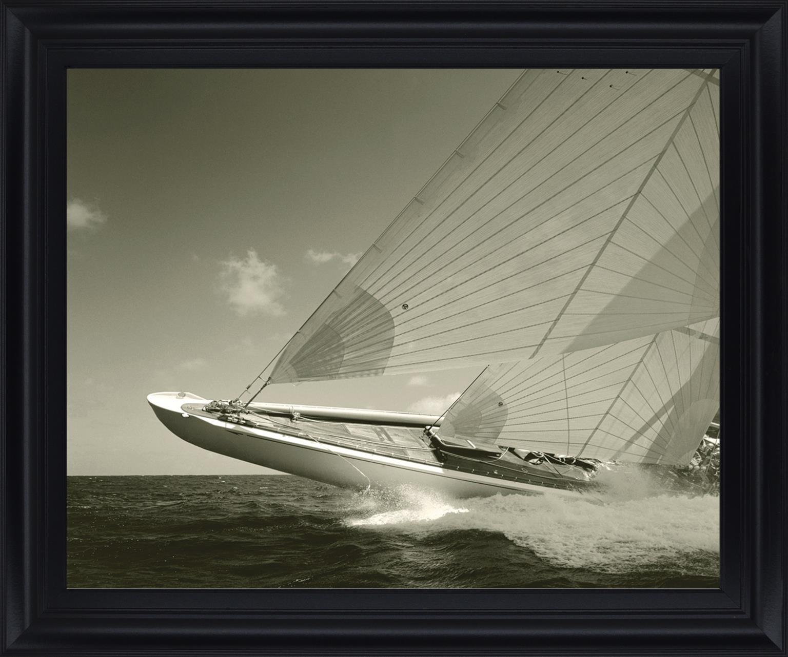 Windborne Racer - 28" x 34" Framed Wall Art Classy Art