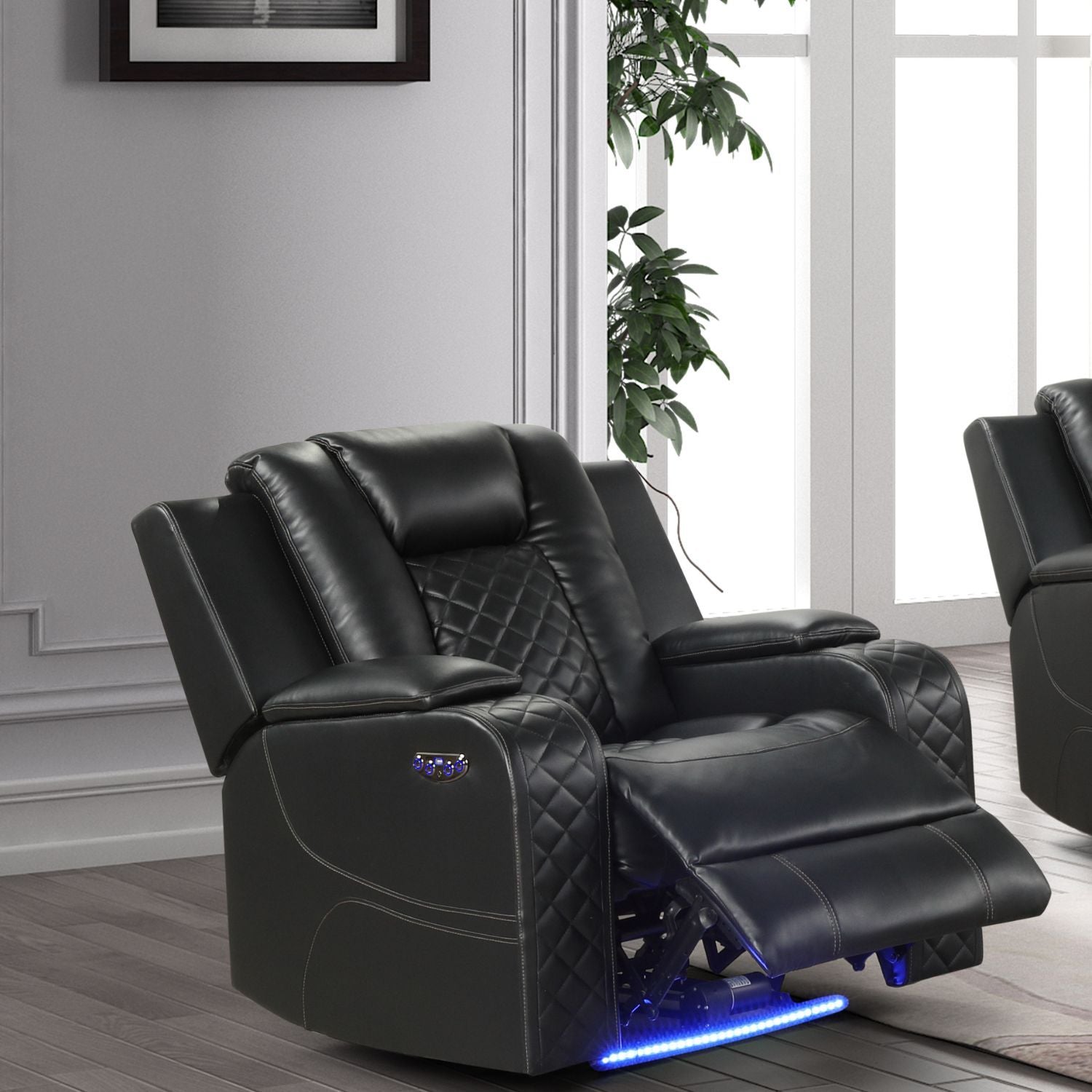 Benz - LED & Power Recliner Chair Matrix Furniture Group