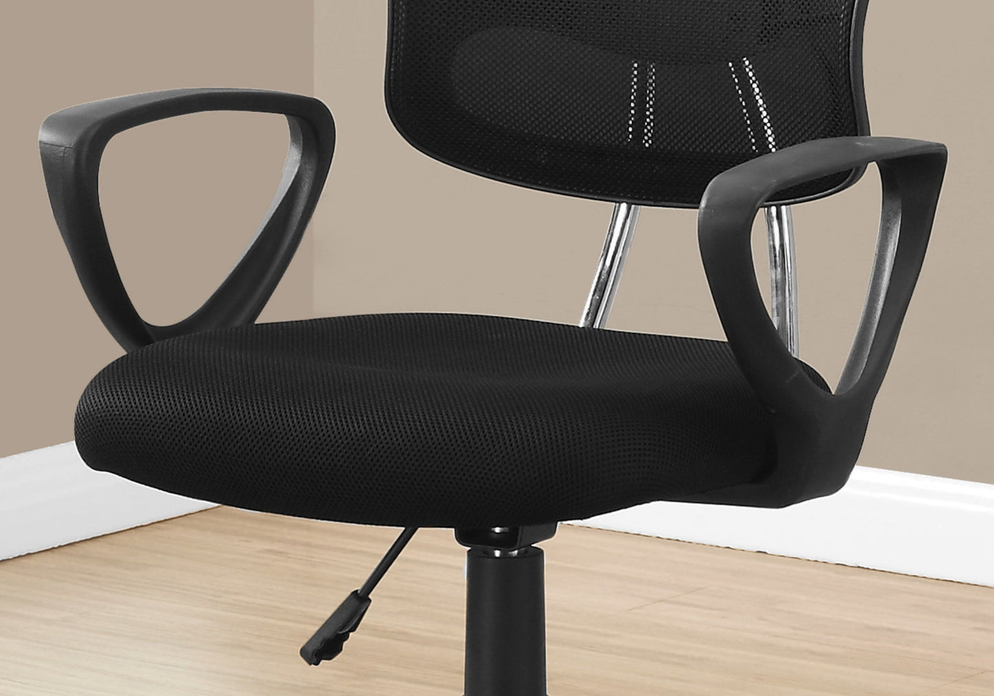 Office Chair, Adjustable Height, Swivel, Ergonomic, Armrests, Mesh, Contemporary / Modern - Black 8th Street