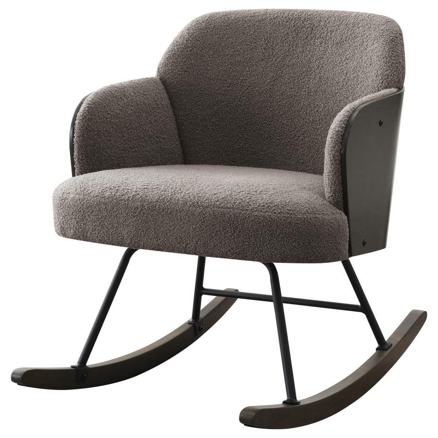 Paige - Boucle Upholstered Mid Back Rocking Chair Coaster Fine Furniture