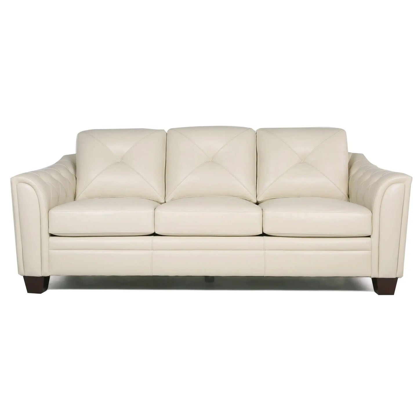 Modern Tufted Leather Sofa Nicelink