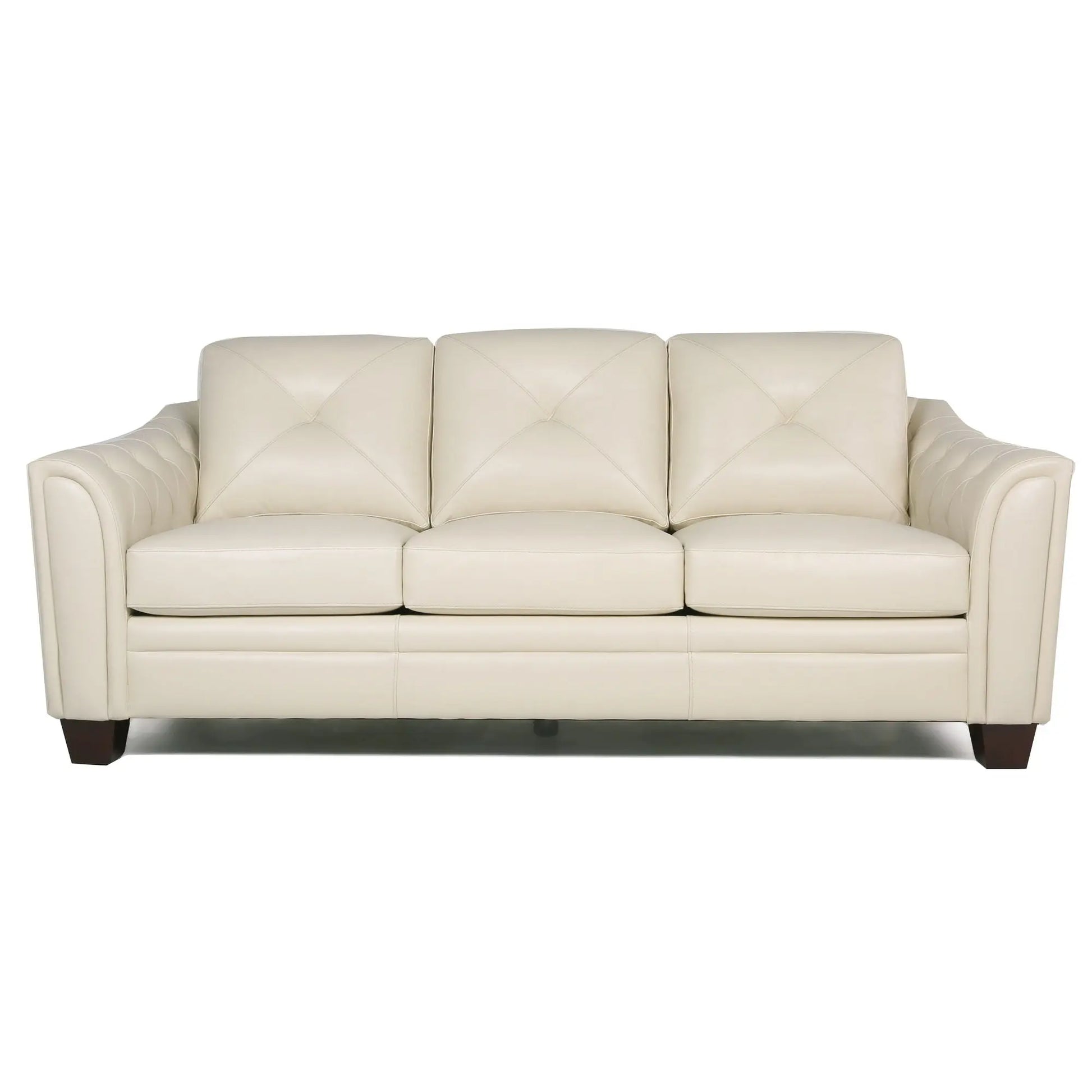 Modern Tufted Leather Sofa Nicelink
