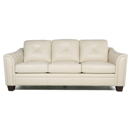 Modern Tufted Leather Sofa Nicelink