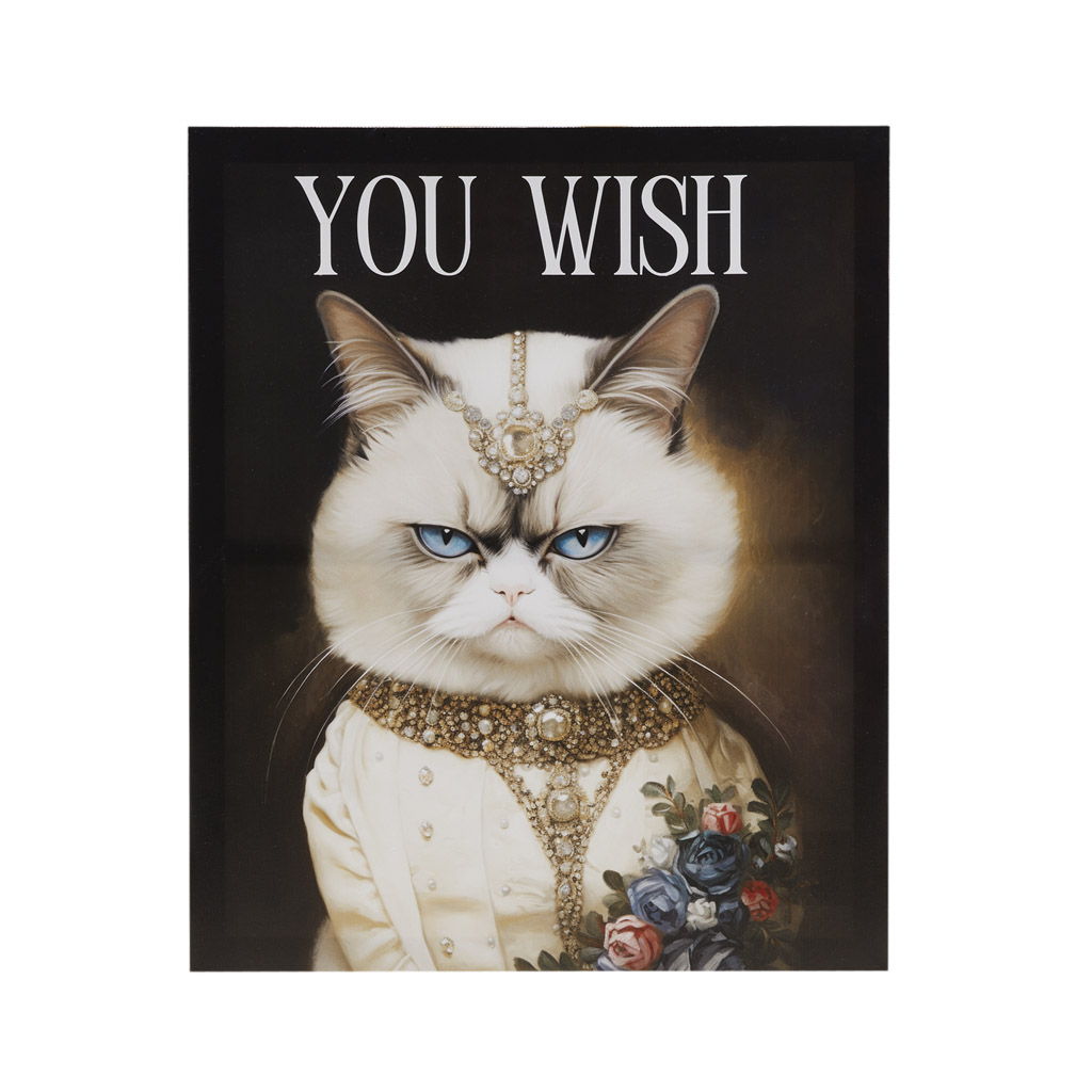 Grumpy Cats - You Wish Canvas Wall Art - Multi