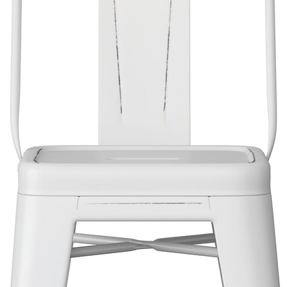Rayne - Curved Back Metal Stool (Set of 2) Simpli-Home