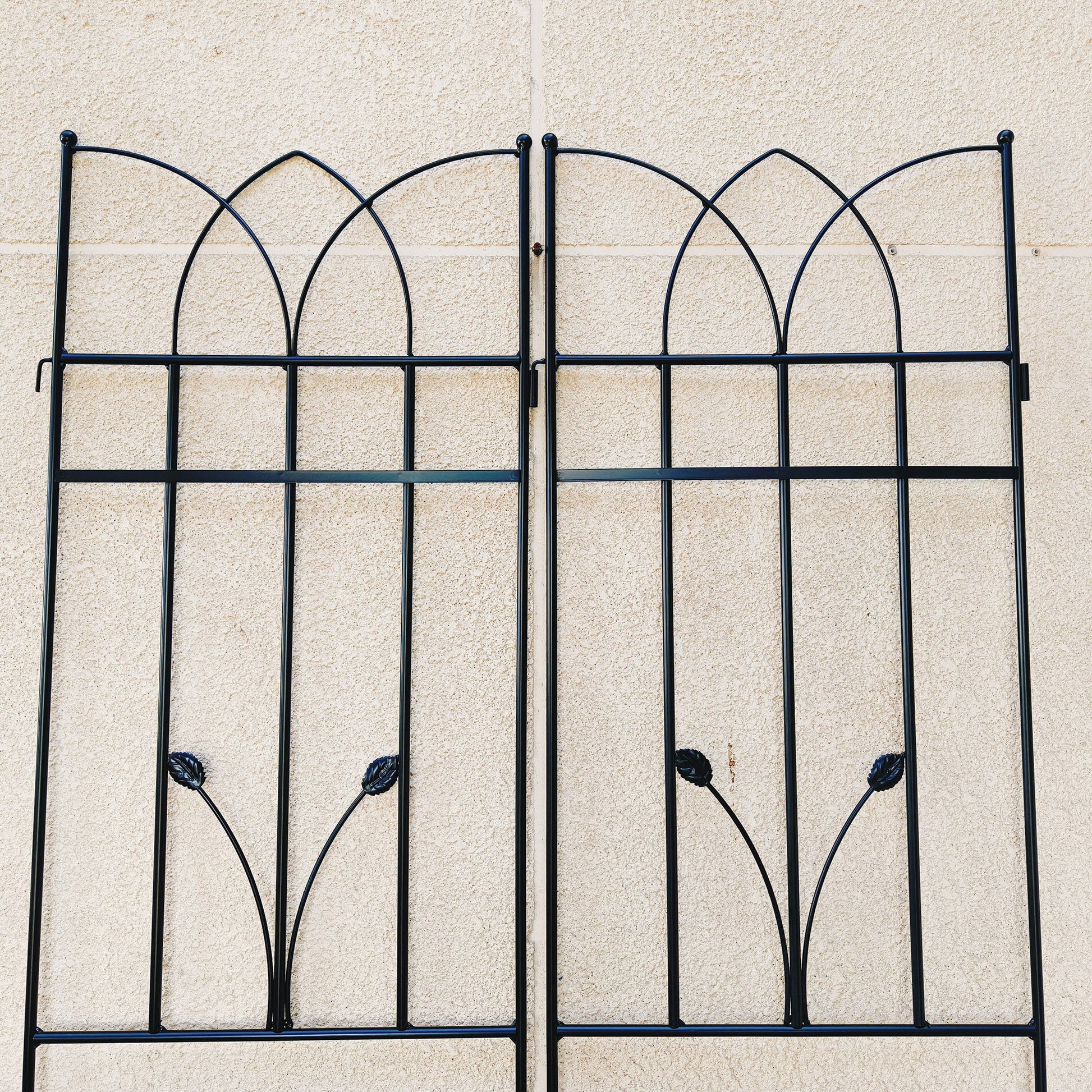 Metal Garden Trellis Rustproof For Climbing Plants Outdoor Flower Support Daily Nest