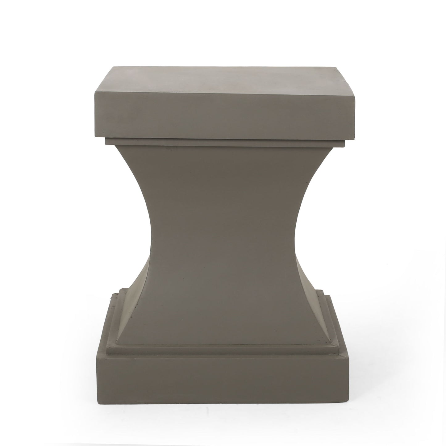 Athena - Modern Side Table With Pedestal Design Noble House