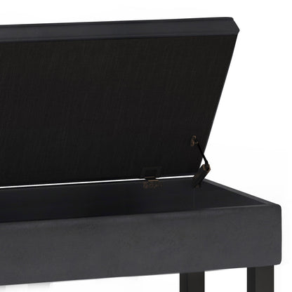 Cosmopolitan - Storage Ottoman Bench With Open Bottom Simpli-Home