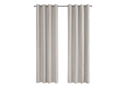 2 Pieces Set, Curtain Panel, Room Darkening, Grommet, Contemporary & Modern 8th Street