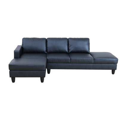 L - Shaped Sectional Sofa With Chaise & Ottoman Home Essentials