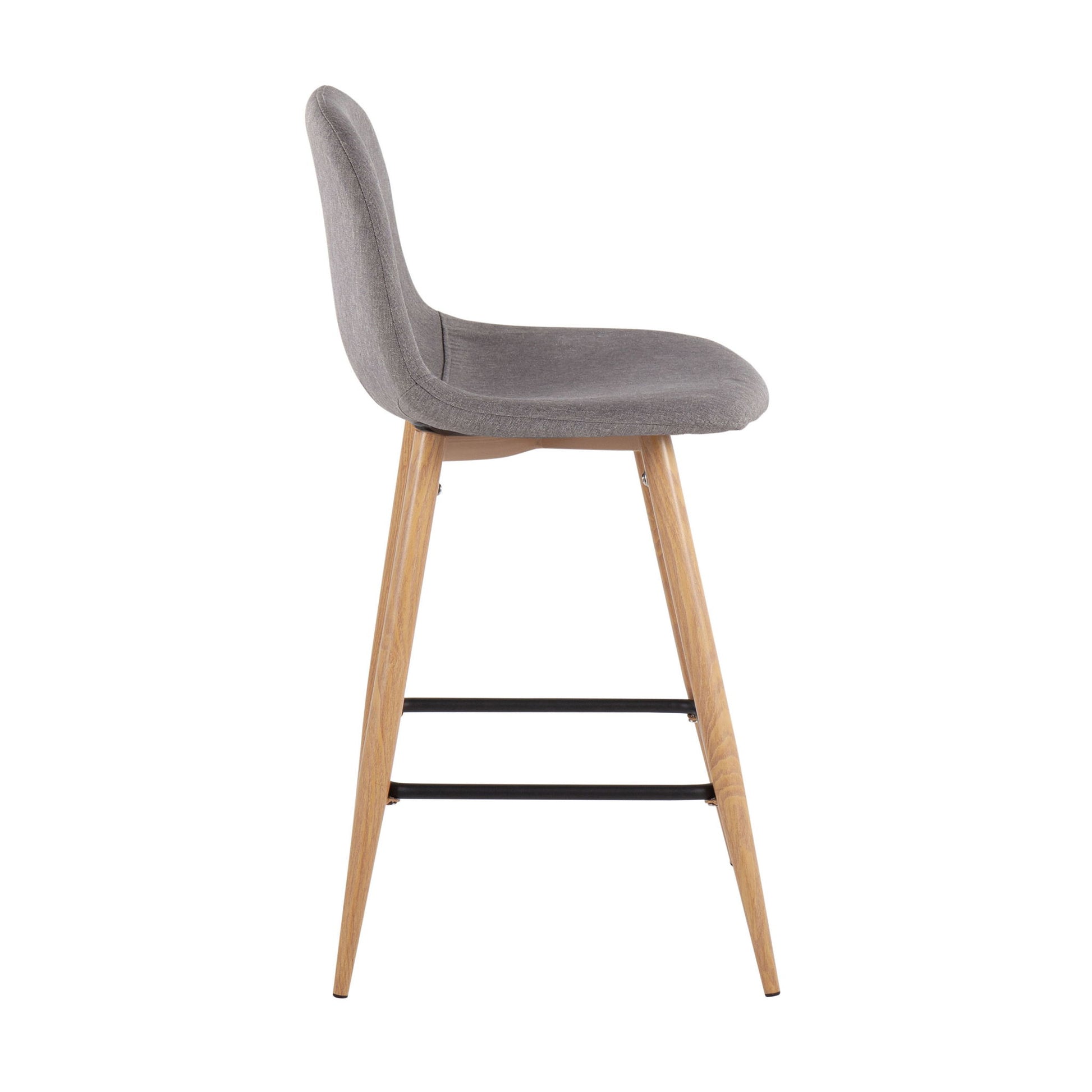 Pebble - Mid Century / Modern Counter Stool (Set of 2) Lumi Source