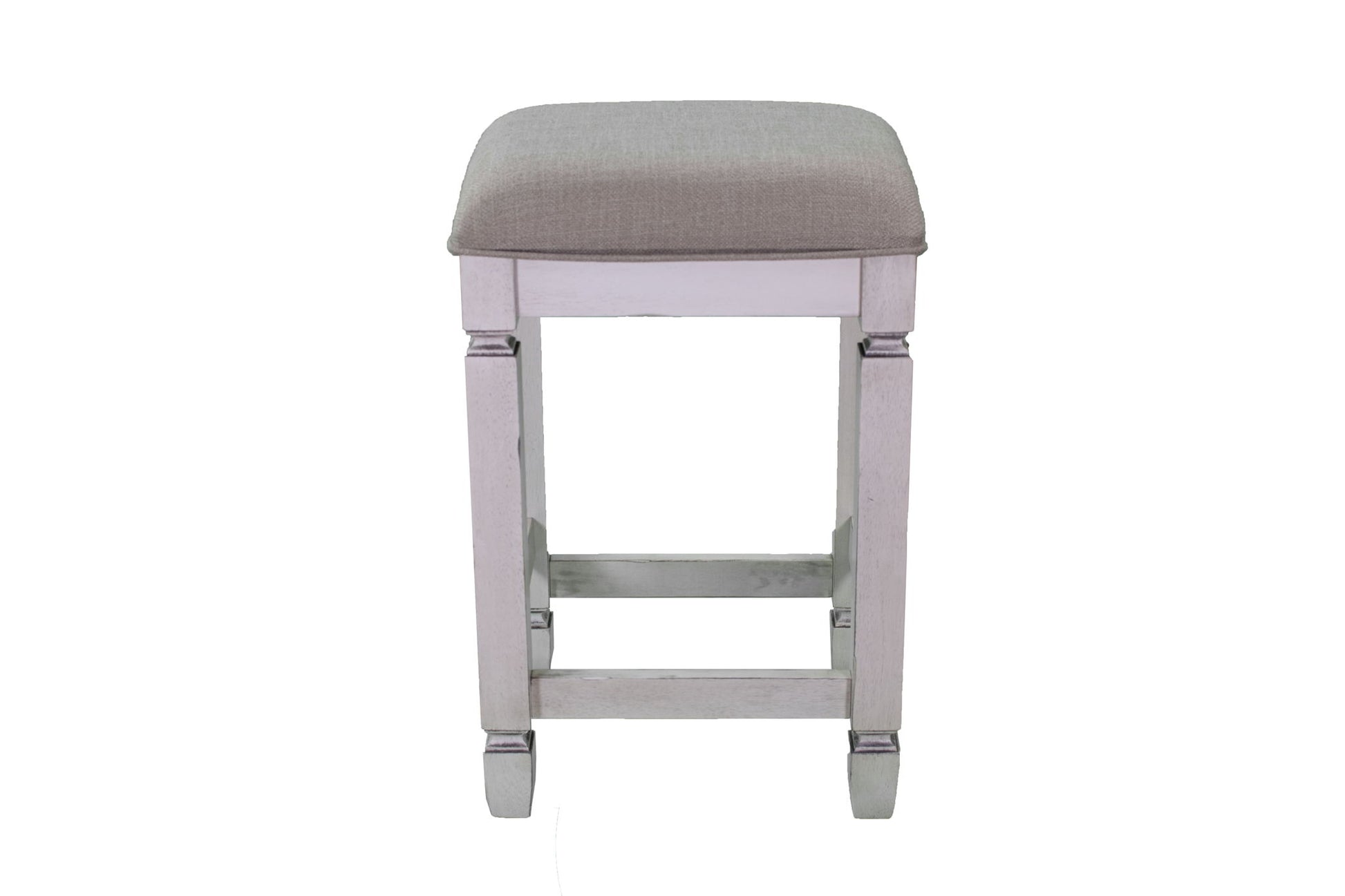Console Table With 4 Stools - Antique White Bernards Furniture