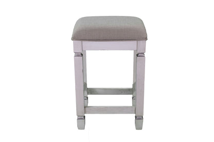 Console Table With 4 Stools - Antique White Bernards Furniture