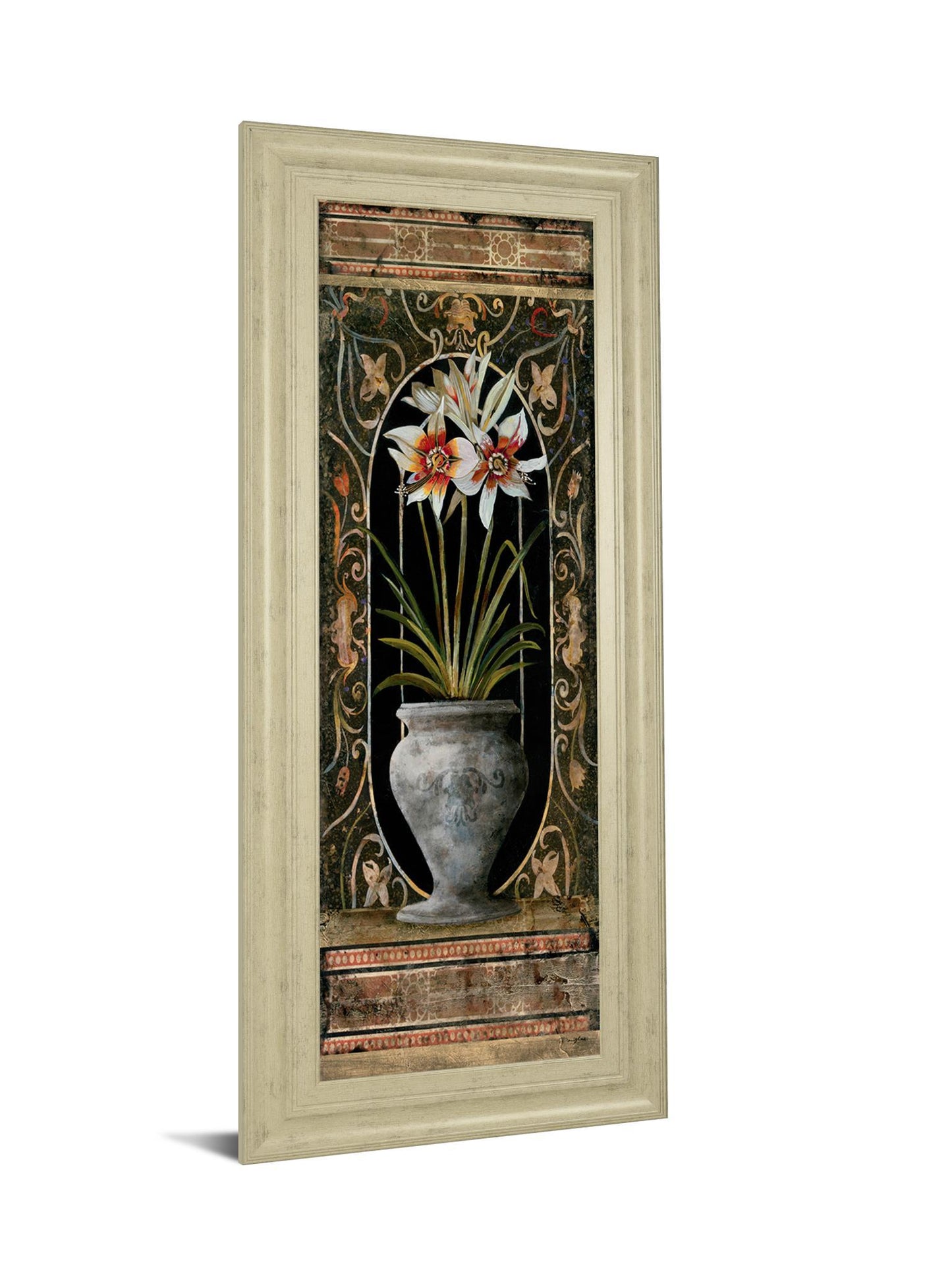 Blanco Botanical Il By Douglas - Framed Print Wall Art - Gold