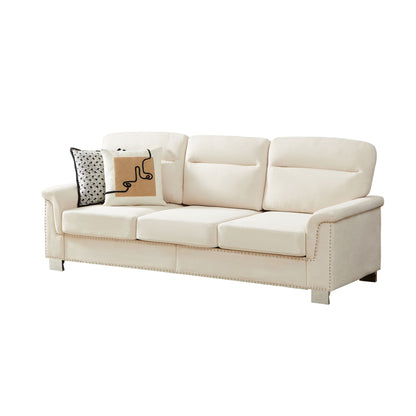 3 Seater Elegant Stationary Sofa Home Essentials