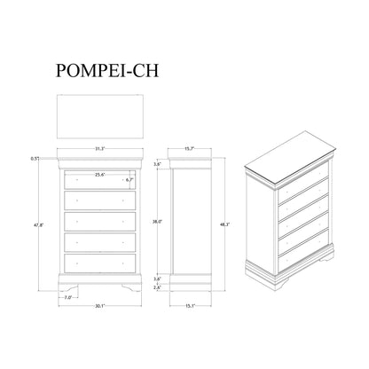 Shaker - Crocodile Chest Global Furniture USA