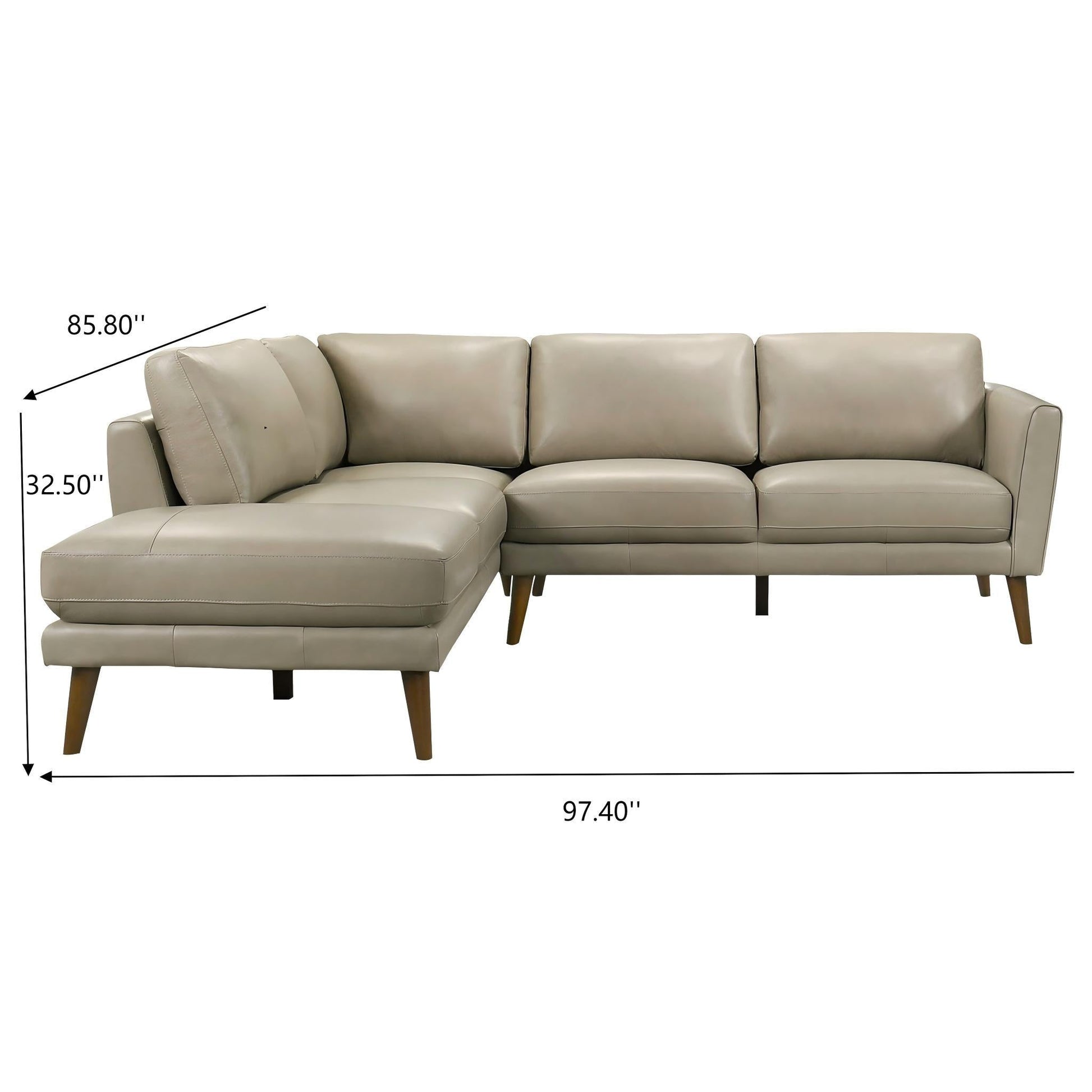 Benson - Sectional Sofa With Chaise Ashcroft Furniture