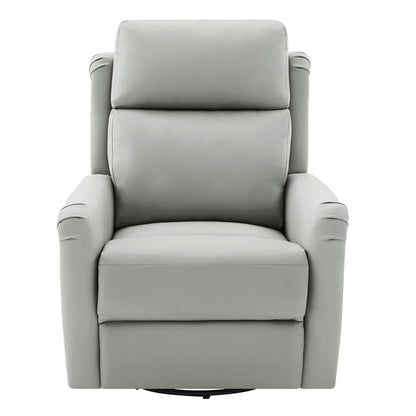 Manual Recliner Swivel Rocking Chair With 8 Point Massage And Heating Noble House