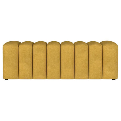 Summer - Fabric Upholstered Tufted Accent Bench Coaster Fine Furniture