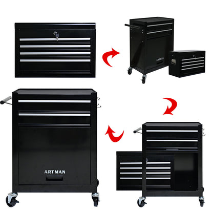 High Capacity Rolling Tool Chest With Wheels And Drawers, Storage Cabinet Daily Nest