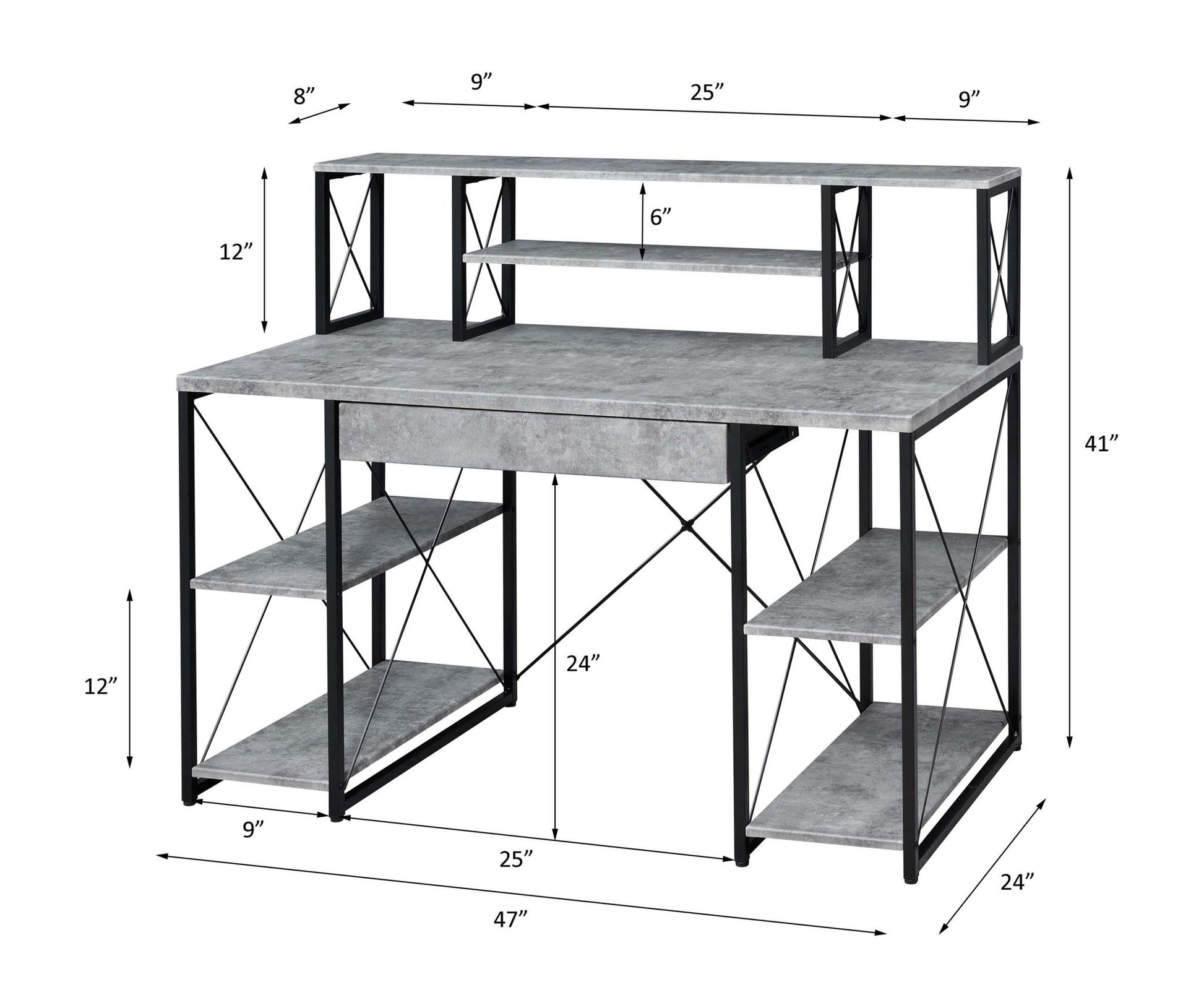 Amiel - All Purpose Writing Desk Acme