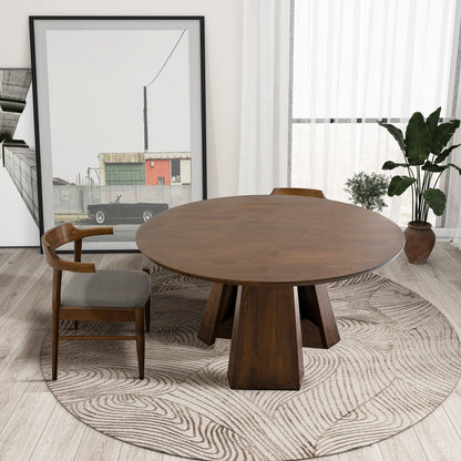 Bolton - Round Dining Table - Walnut Ashcroft Furniture