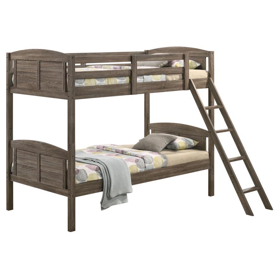 Flynn - Wood Bunk Bed With Mattress Coaster Fine Furniture