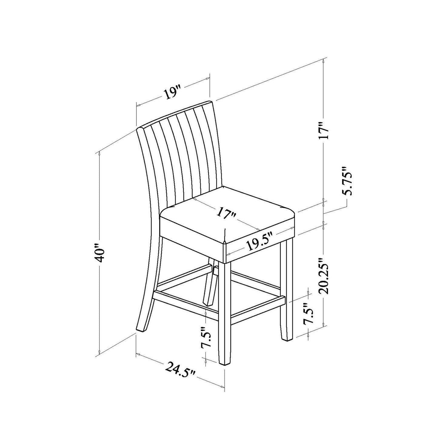 Vhong - Bar Stool Global Furniture USA