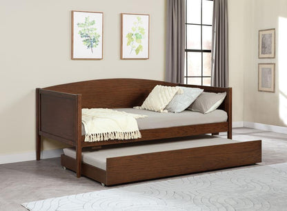 Bozeman - Wood Twin Daybed With Trundle - Medium Walnut Coaster Fine Furniture