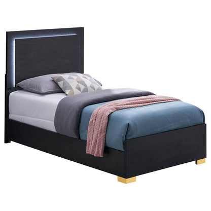 Jeremiah - LED Panel Bed With Touch Controlled Lighting Furniture Max