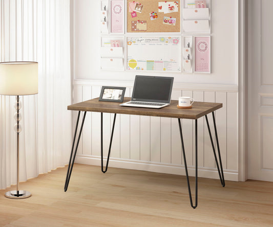 Rustic Desk - Taupe Bernards Furniture