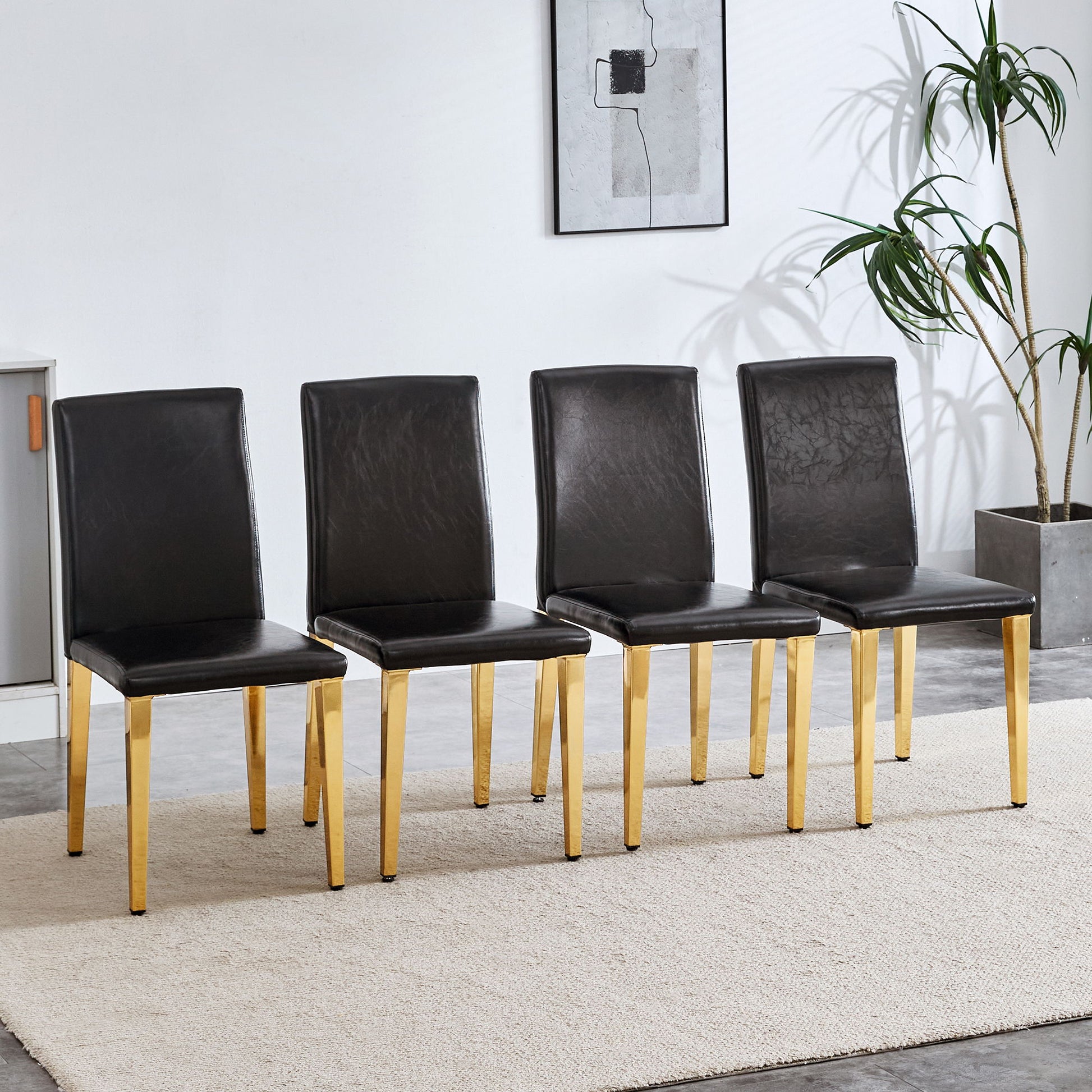 Elegant Upholstered Chairs With Metal Legs Home Essentials